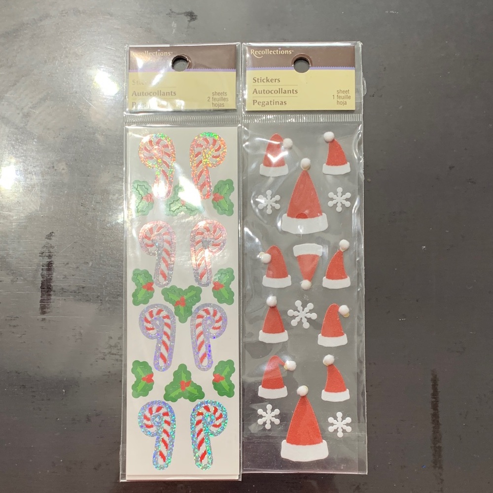 Recollections Holiday Sticker Pack with Red and Green Accents